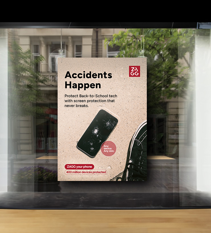 ZAGG Back to School campaign artwork